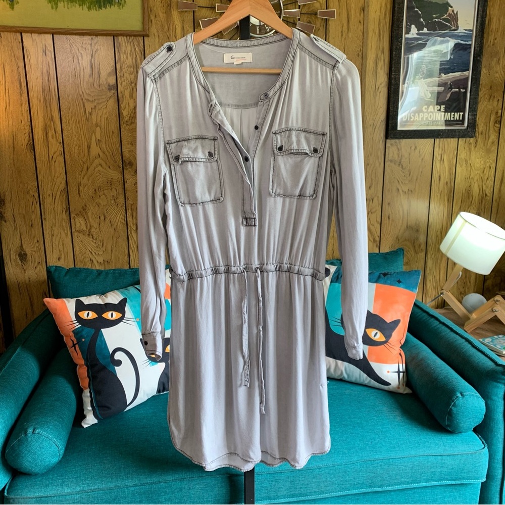 Vince Camuto Long Sleeve Shirt Dress